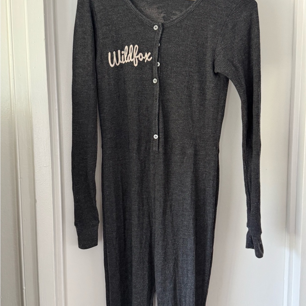 Wildfox Gray Pajama Onesie